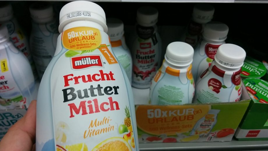 Müller Fruchtbuttermilch | Hamsterrausch