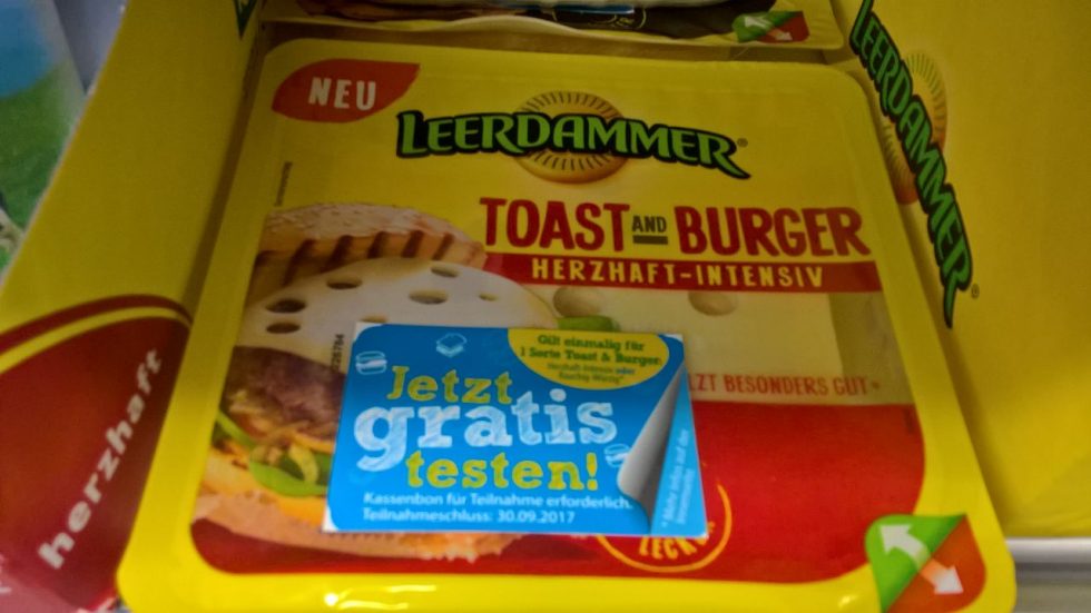 Leerdammer Toast and Burger