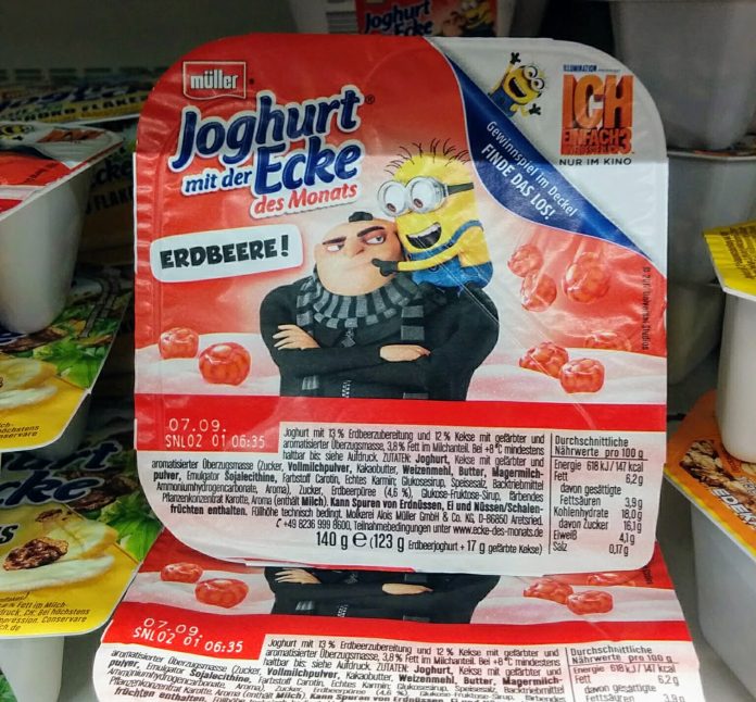 Müller Joghurt mit der Ecke Müller Joghurt mit der Ecke