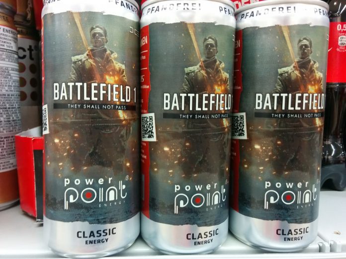 Power Point Energydrink - Battlefield 1 Limited Edition Power Point Energydrink - Battlefield 1 Limited Edition
