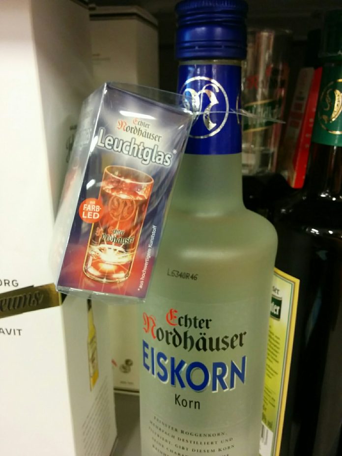 Echter Nordhäuser mit Leuchtglas Echter Nordhäuser mit Leuchtglas