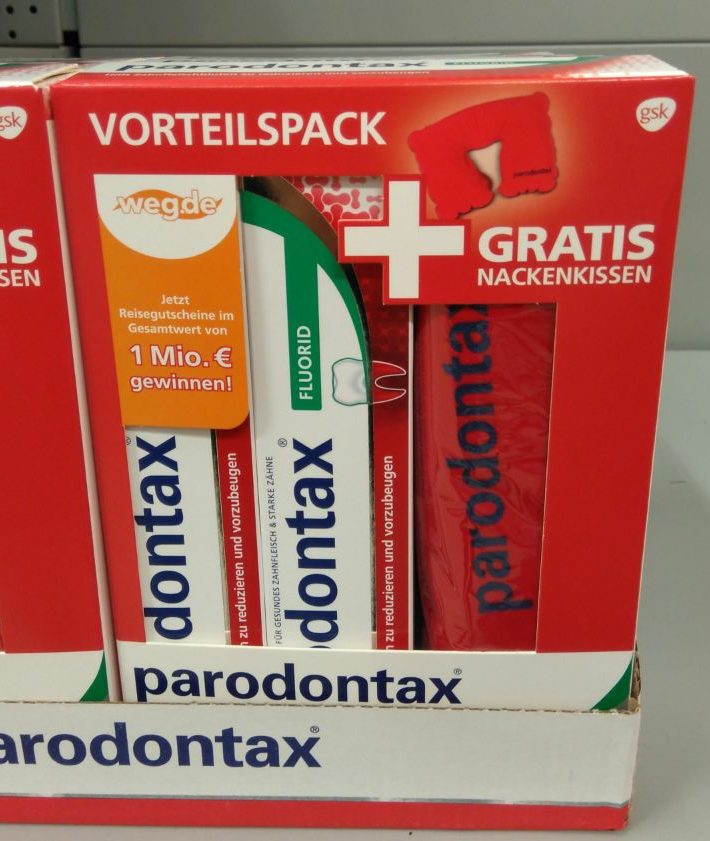 Parodontax Nackenkissen