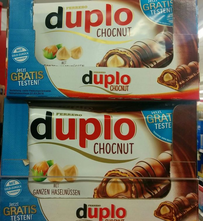 Ferrero duplo Chocnut Ferrero duplo Chocnut