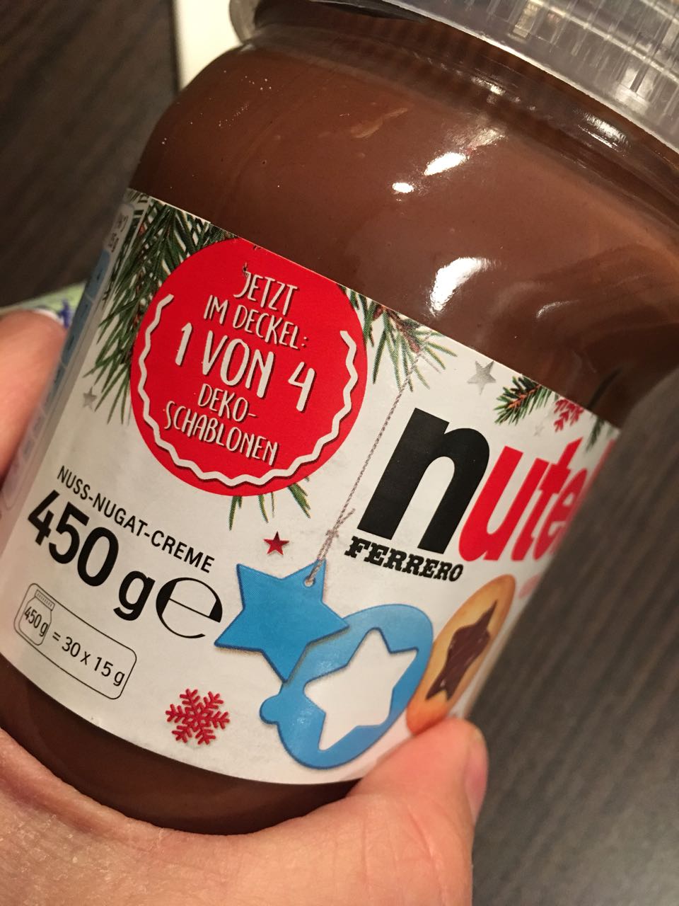 Nutella Deko-Schablonen