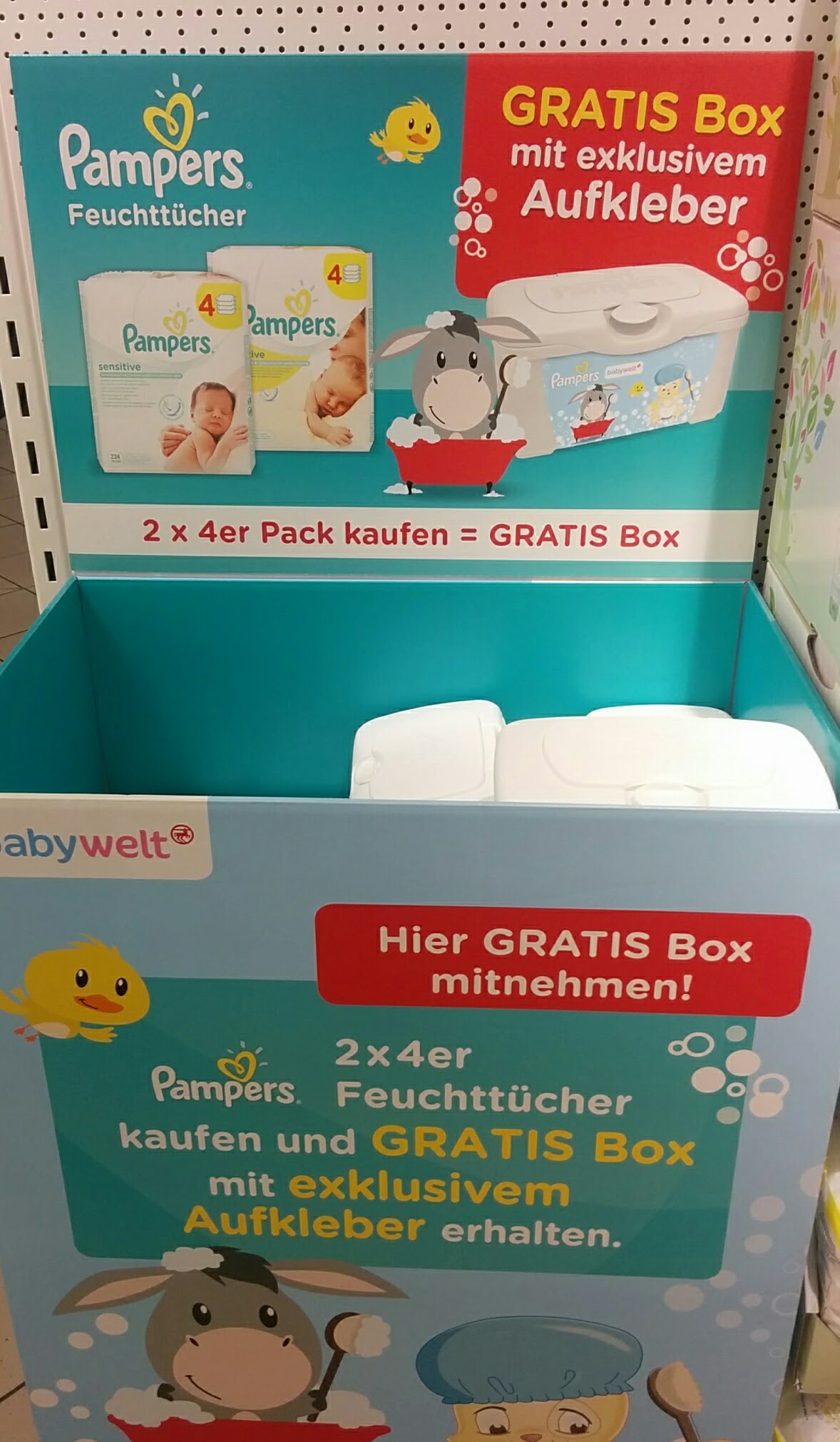 Pampers Feuchttücher