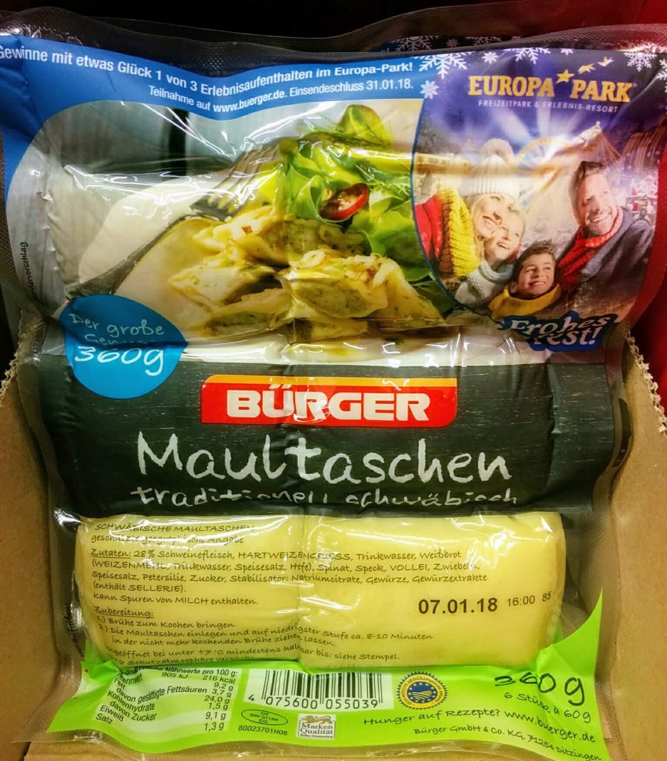 Bürger Maultaschen Bürger Maultaschen