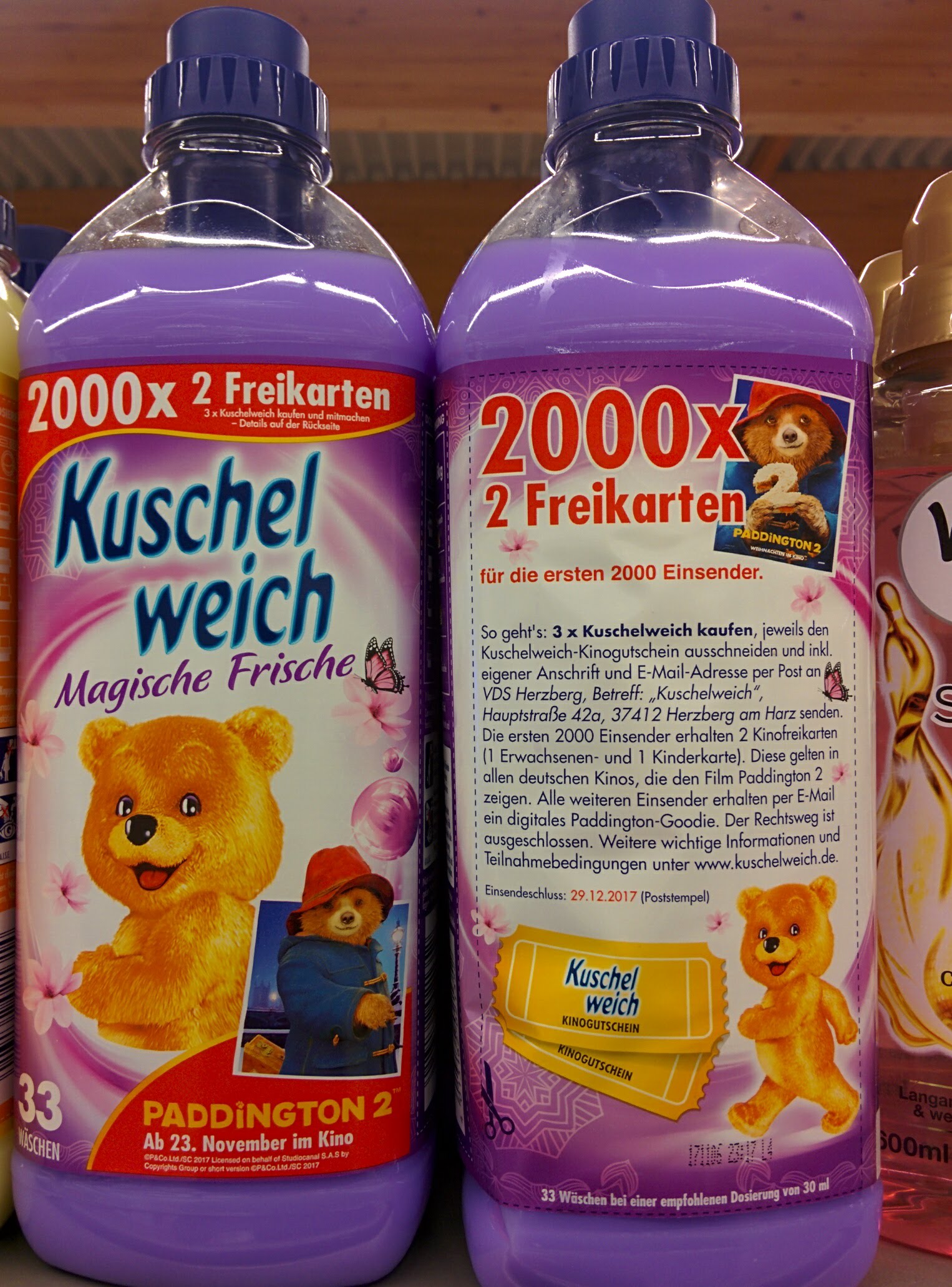 Kuschelweich Weichspüler