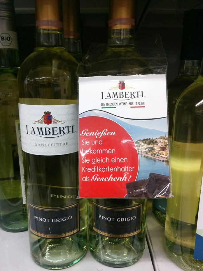Lamberti Wein - Kreditkartenhalter Lamberti Wein - Kreditkartenhalter