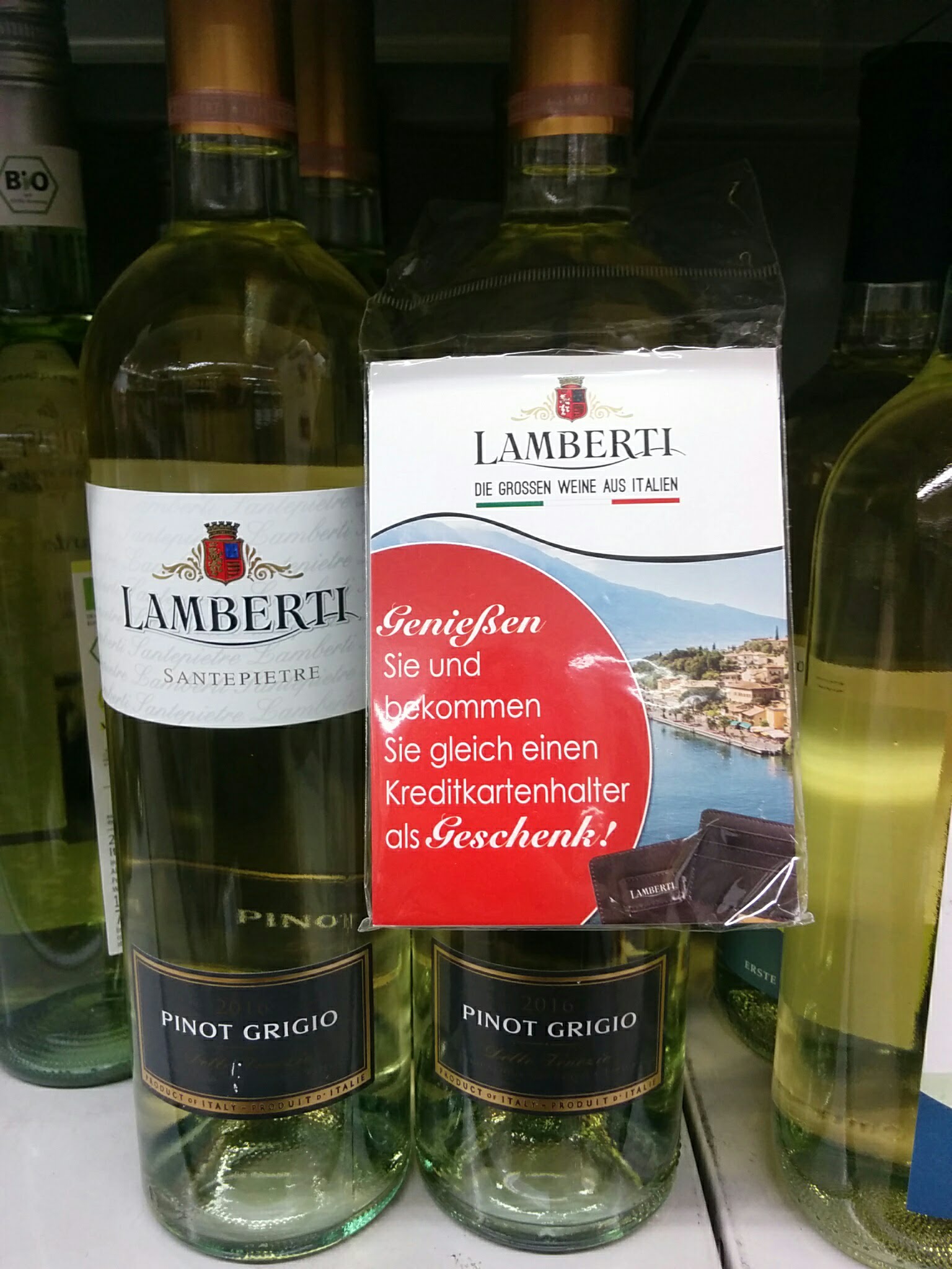 Lamberti Wein - Kreditkartenhalter