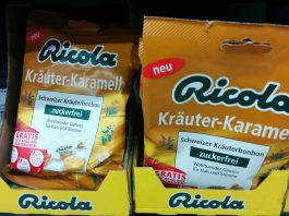 Ricola Kraeuter-Karamell