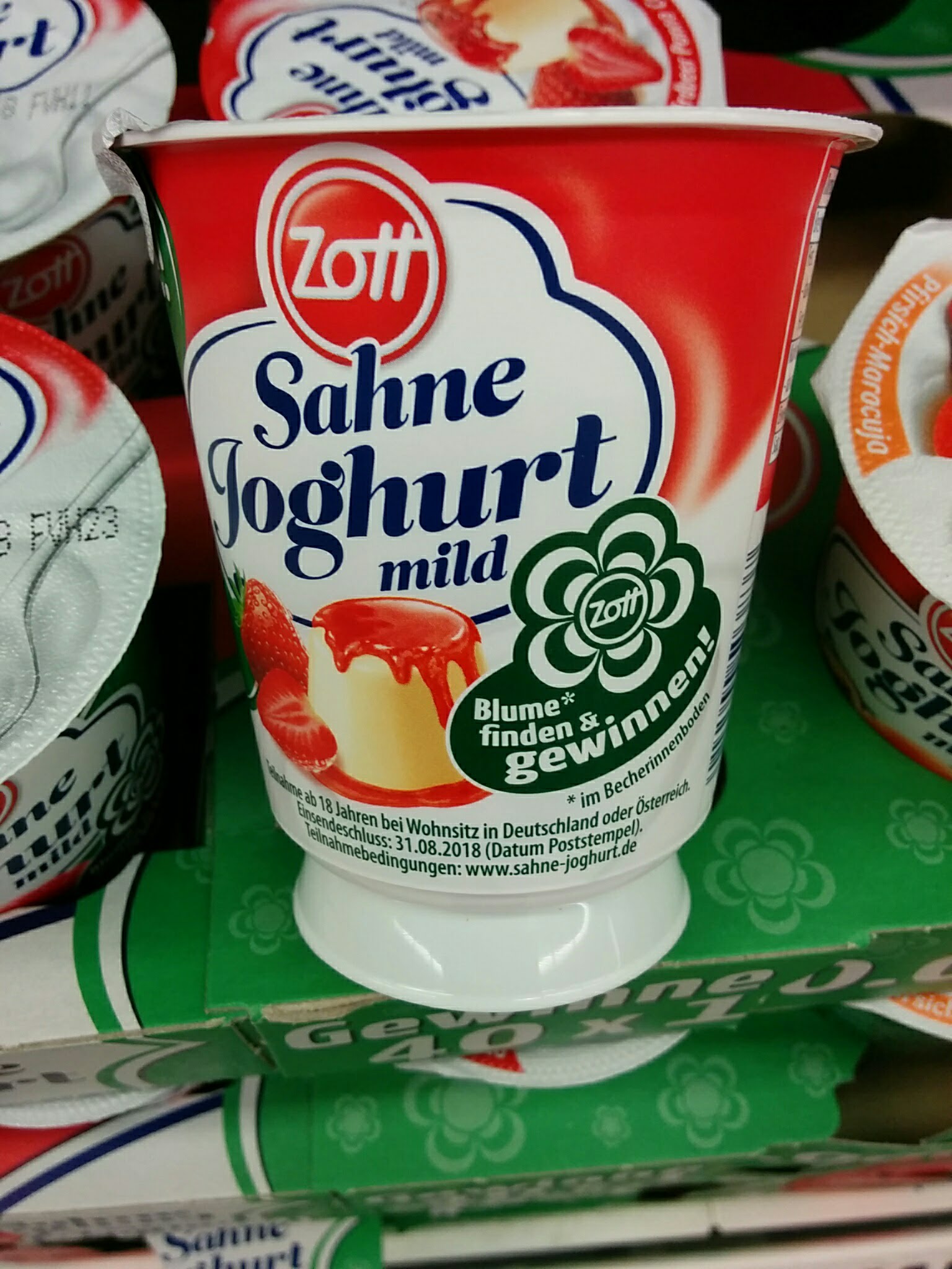 Zott Sahne Joghurt - Blume