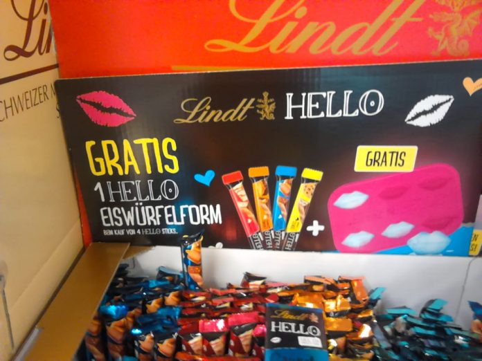 Lindt Hello Eiswürfelform Lindt Hello Eiswürfelform