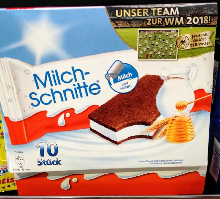 Ferrero Milch-Schnitte Kinder Pingui - Fussball-WM