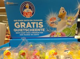 WC-Ente - Quietscheente