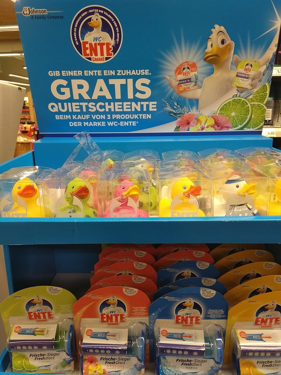 WC-Ente - Quietscheente