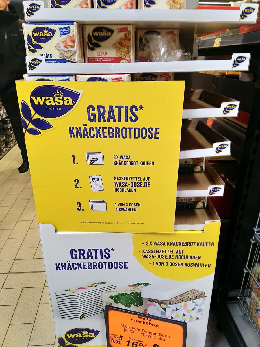 Wasa-Knäckebrotdose