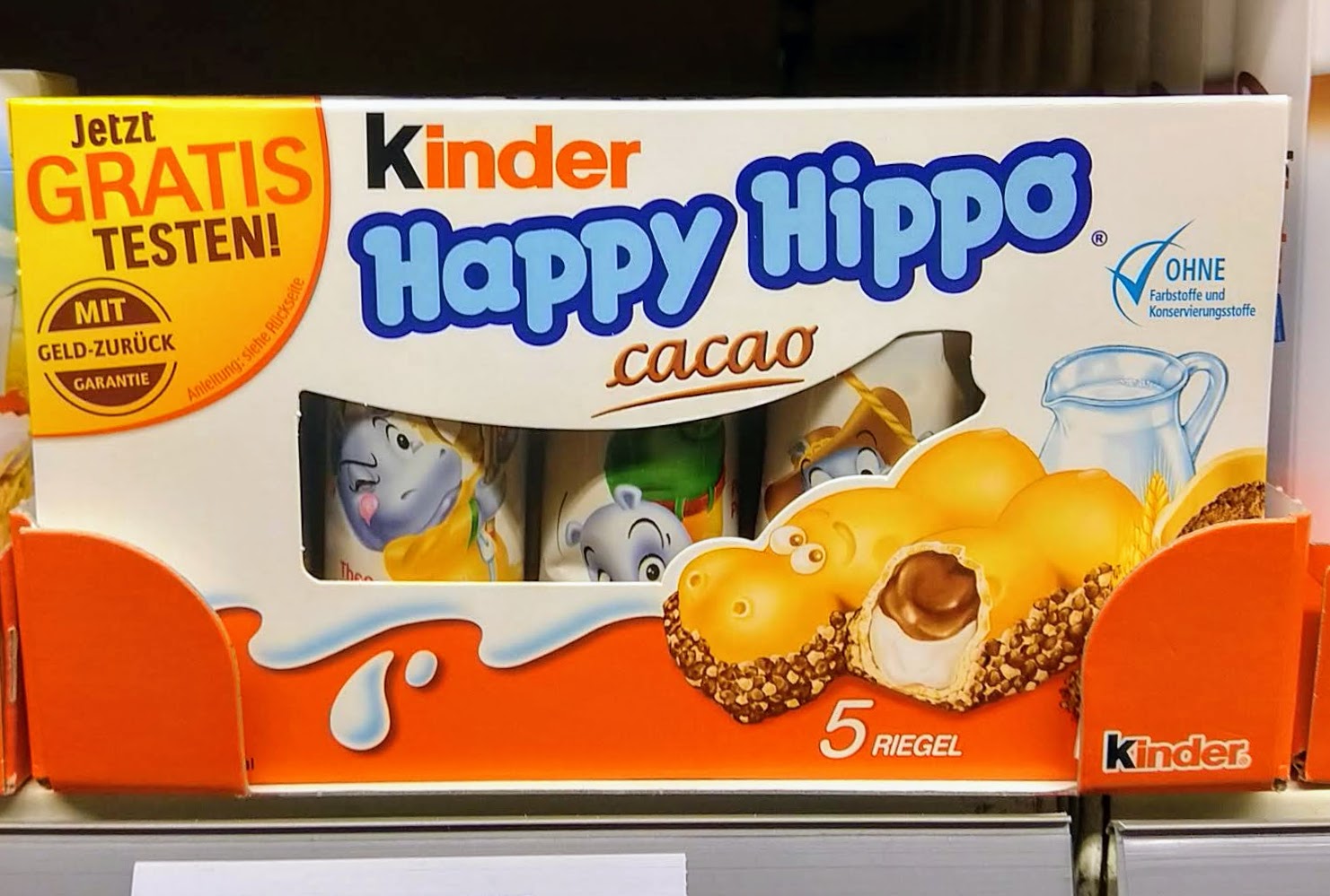 Ferrero Kinder Happy Hippo Cacao