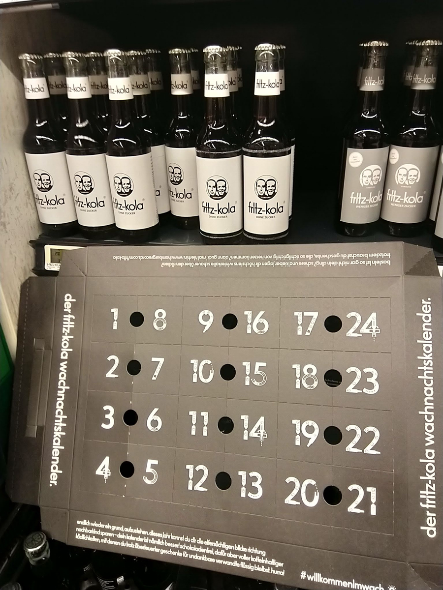 Fritz-Kola - Wachnachtskalender