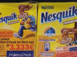 Nestlé Nesquik trinkfertig Frischli