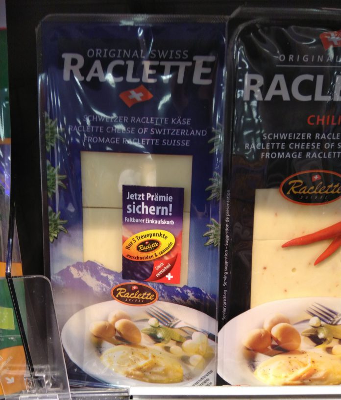 Raclette Suisse-Einkaufskorb Raclette Suisse-Einkaufskorb