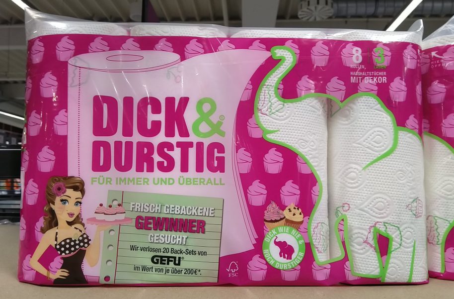 Dick und durstig Backen Gefu