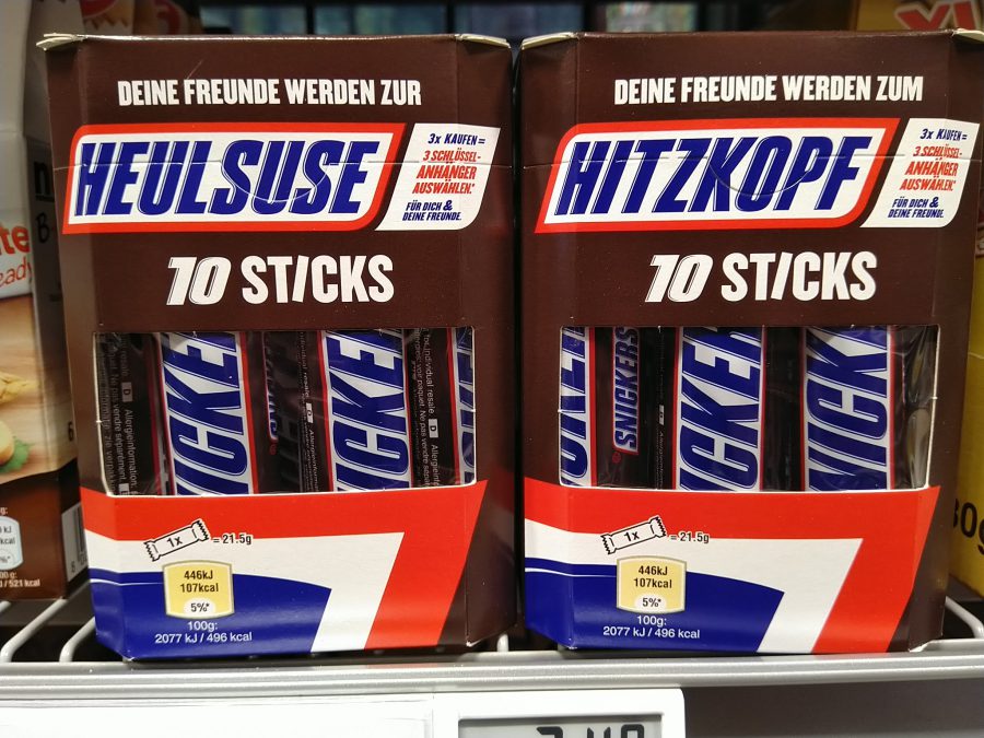 Snickers Schlüssenlanhänger