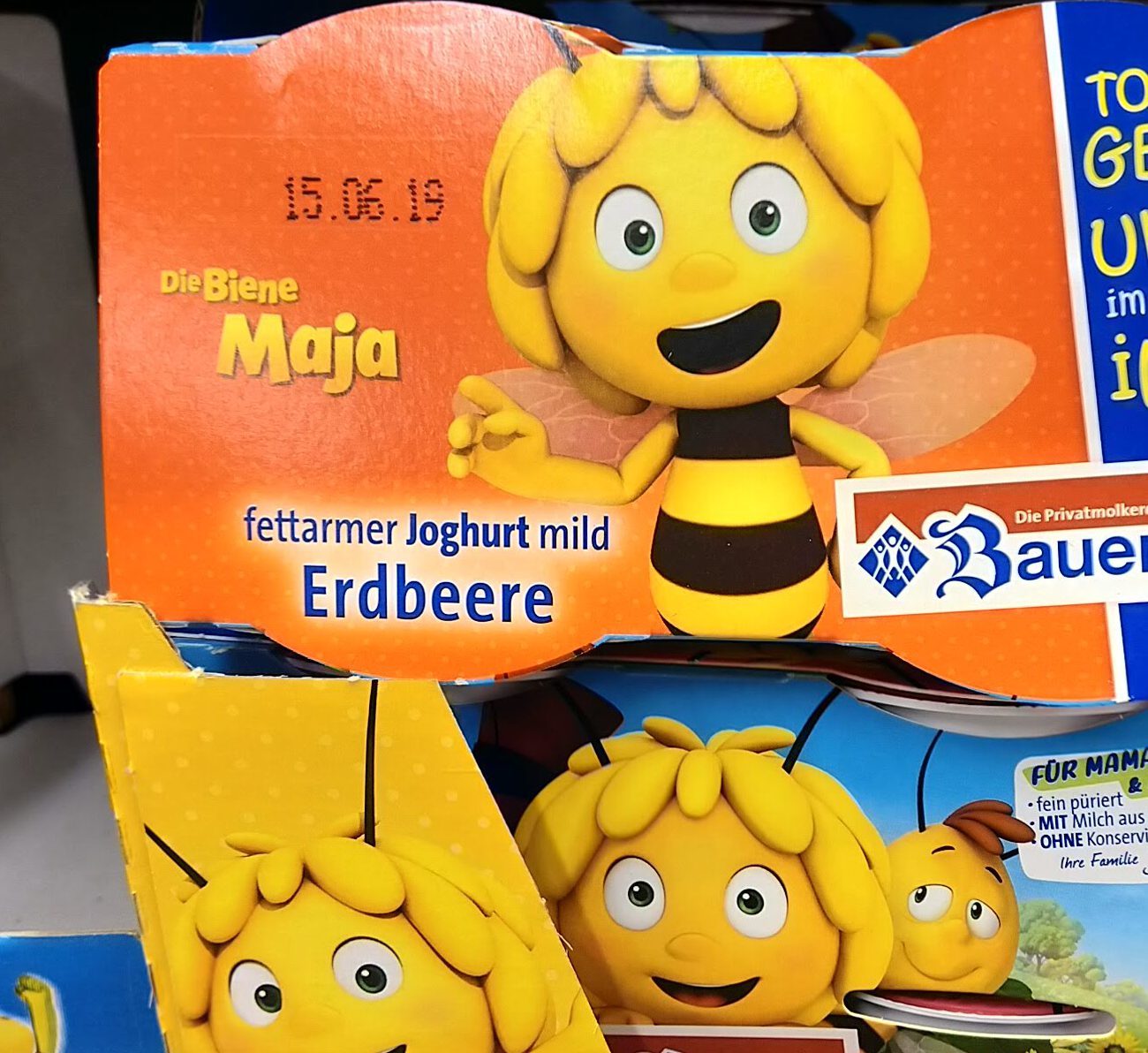 Bauer Kinder Joghurt Biene Maja