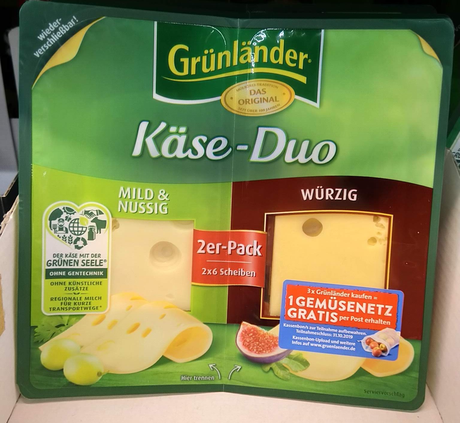 Grünländer Käse - Gemüsenetz
