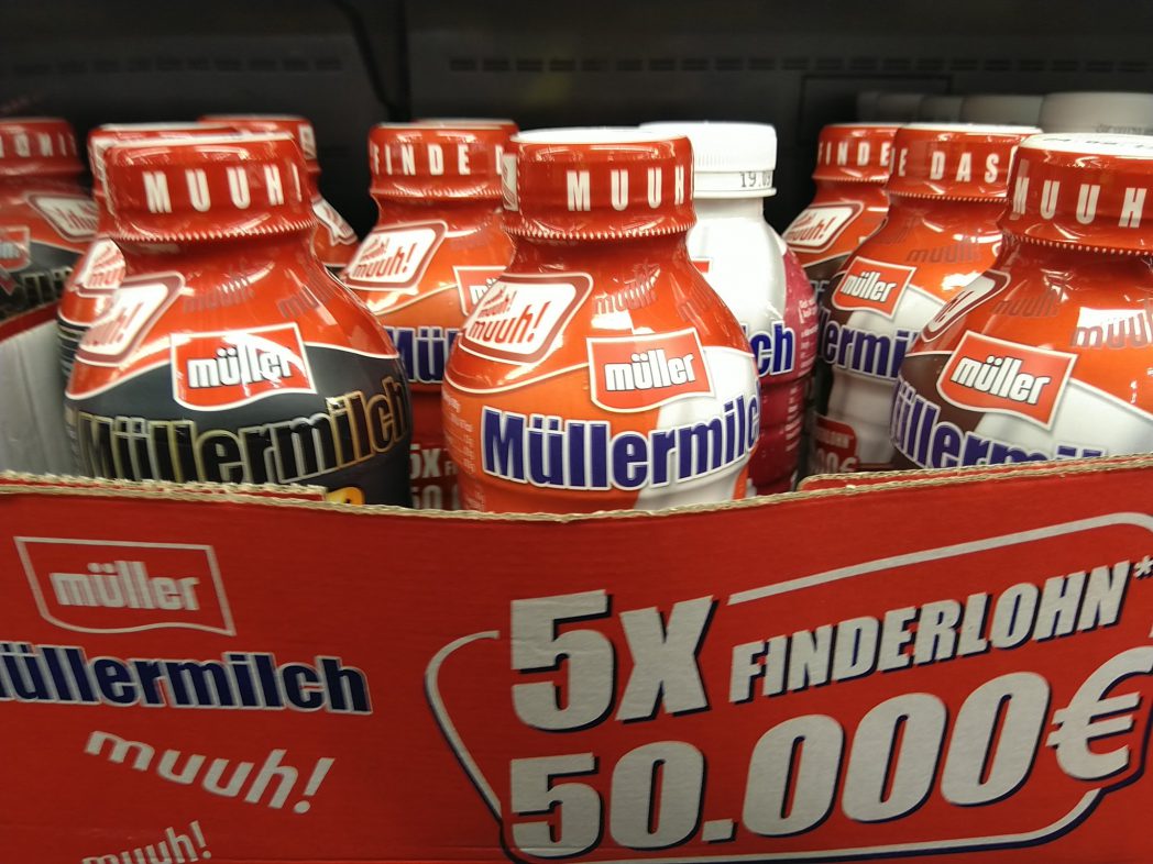 Müllermilch - Finderlohn Finde das Muh