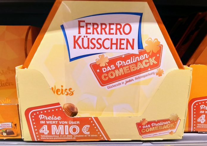 Ferrero Küsschen Pralinen Comeback Ferrero Küsschen Pralinen Comeback