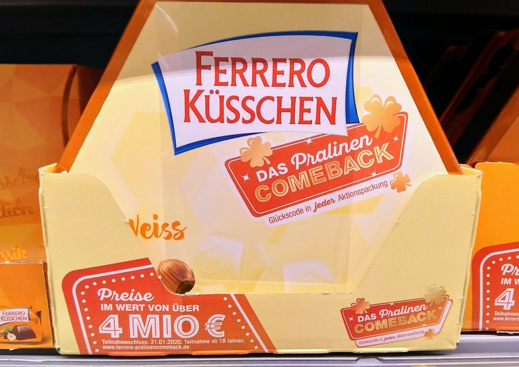 Ferrero Küsschen Pralinen Comeback