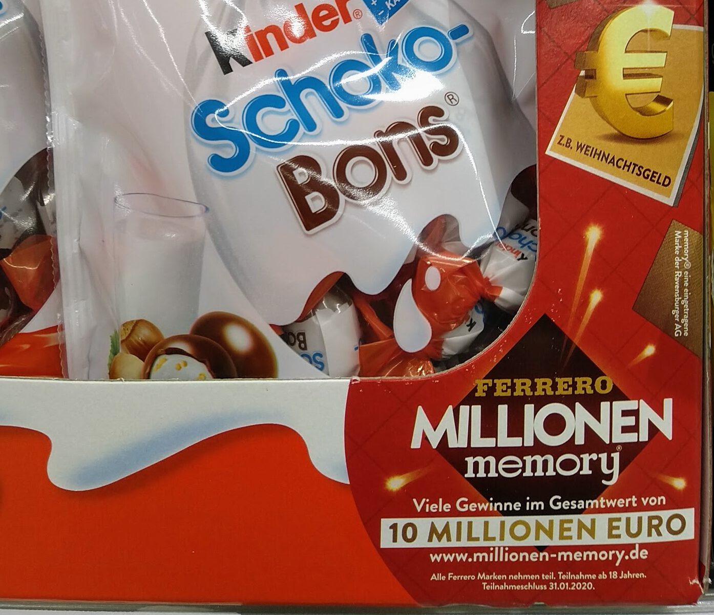 Ferrero Millionen Memory: Preise für 10 Millionen Euro gewinnen