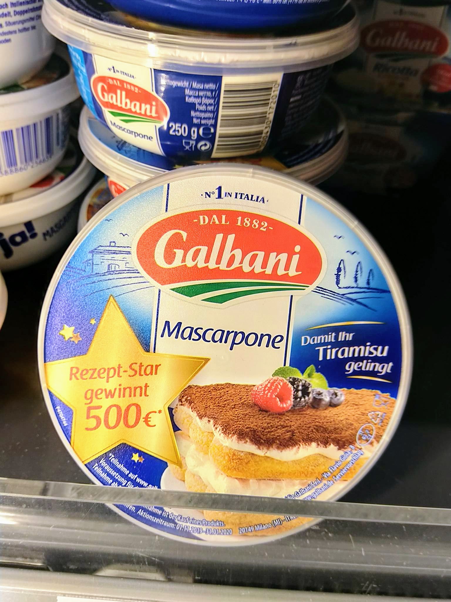 galbani sucht den mascarpone-star