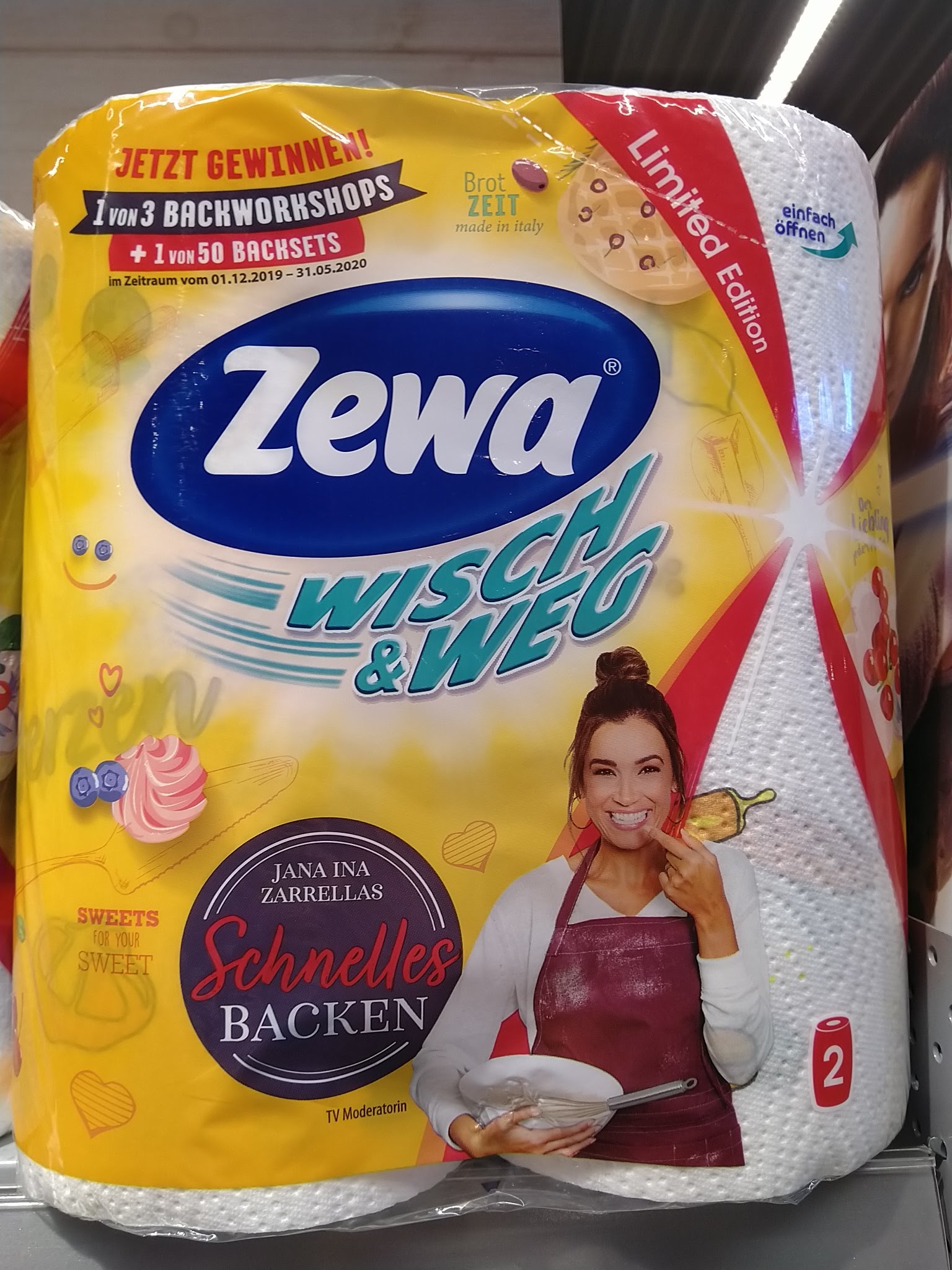 Zewa Wisch & Weg Backworkshop