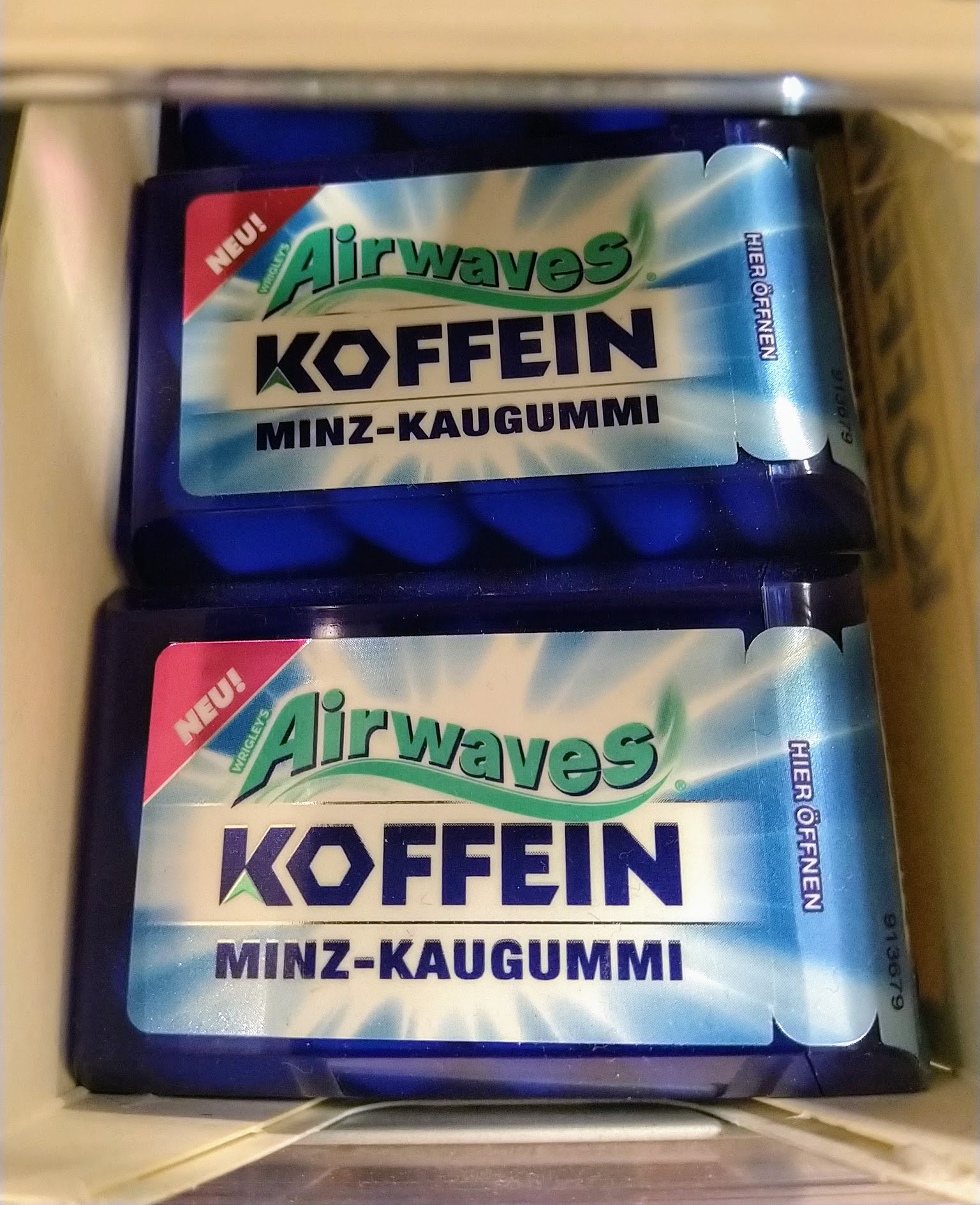 Airwaves Koffein Minz-Kaugummi