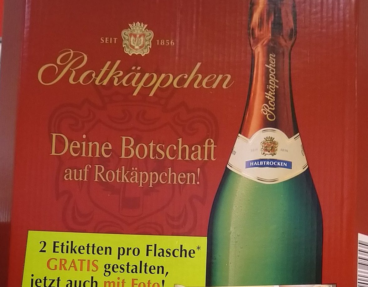 Rotkäppchen Sekt - persönliche Etiketten