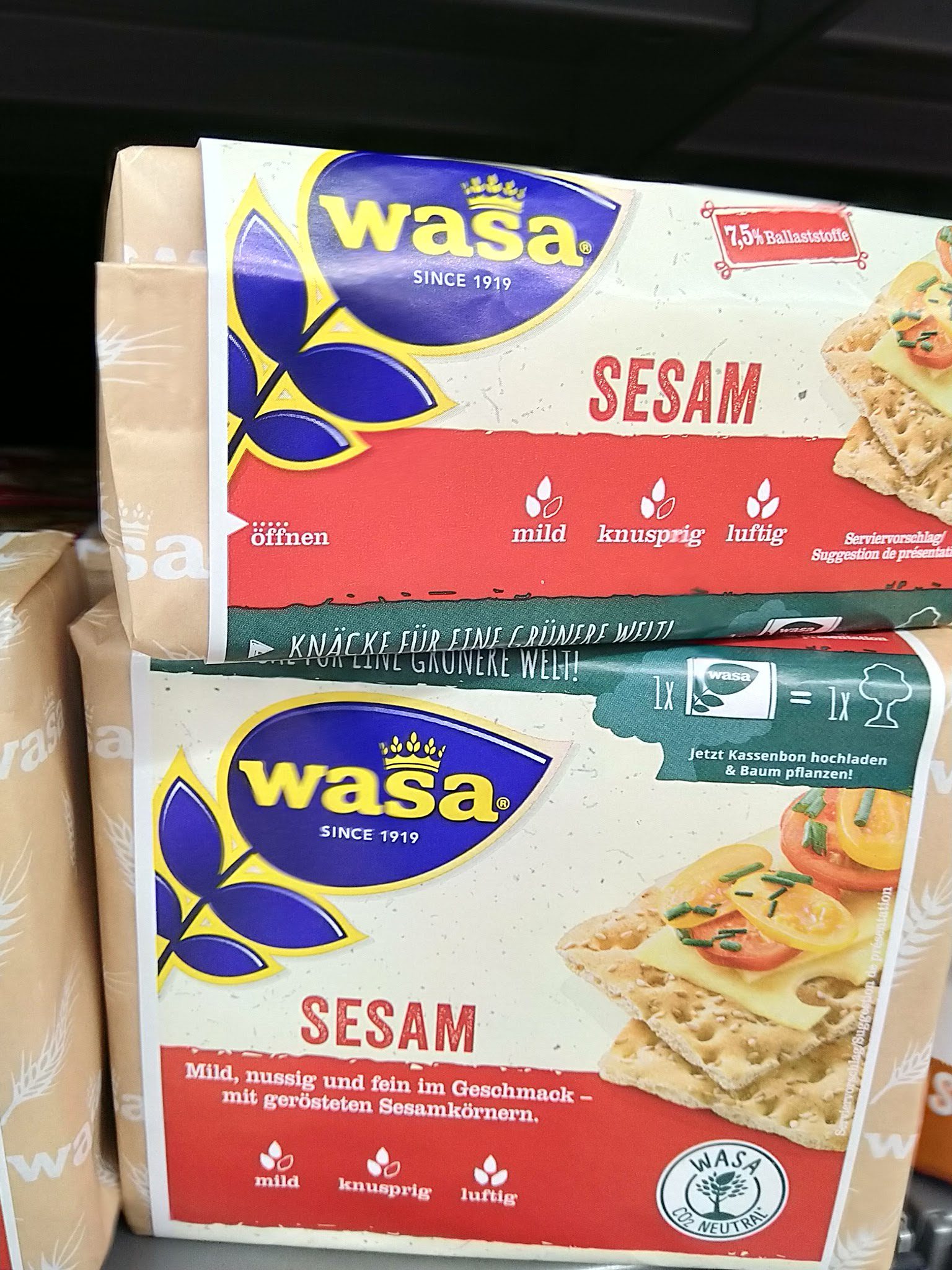 Wasa Knäckebrot Baum pflanzen