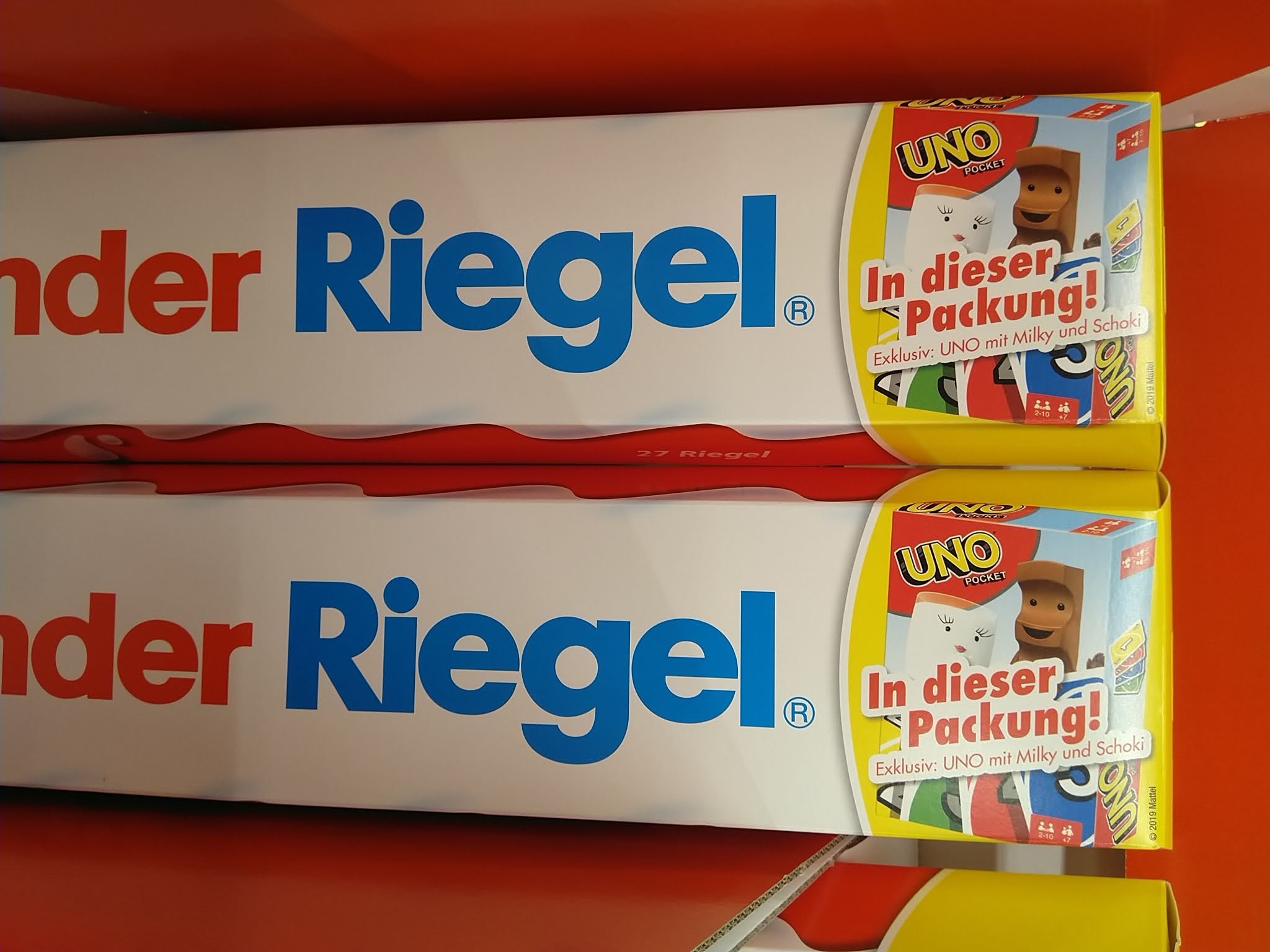 Ferrero Kinder Riegel Milky und Schoki Valentinstagsreise