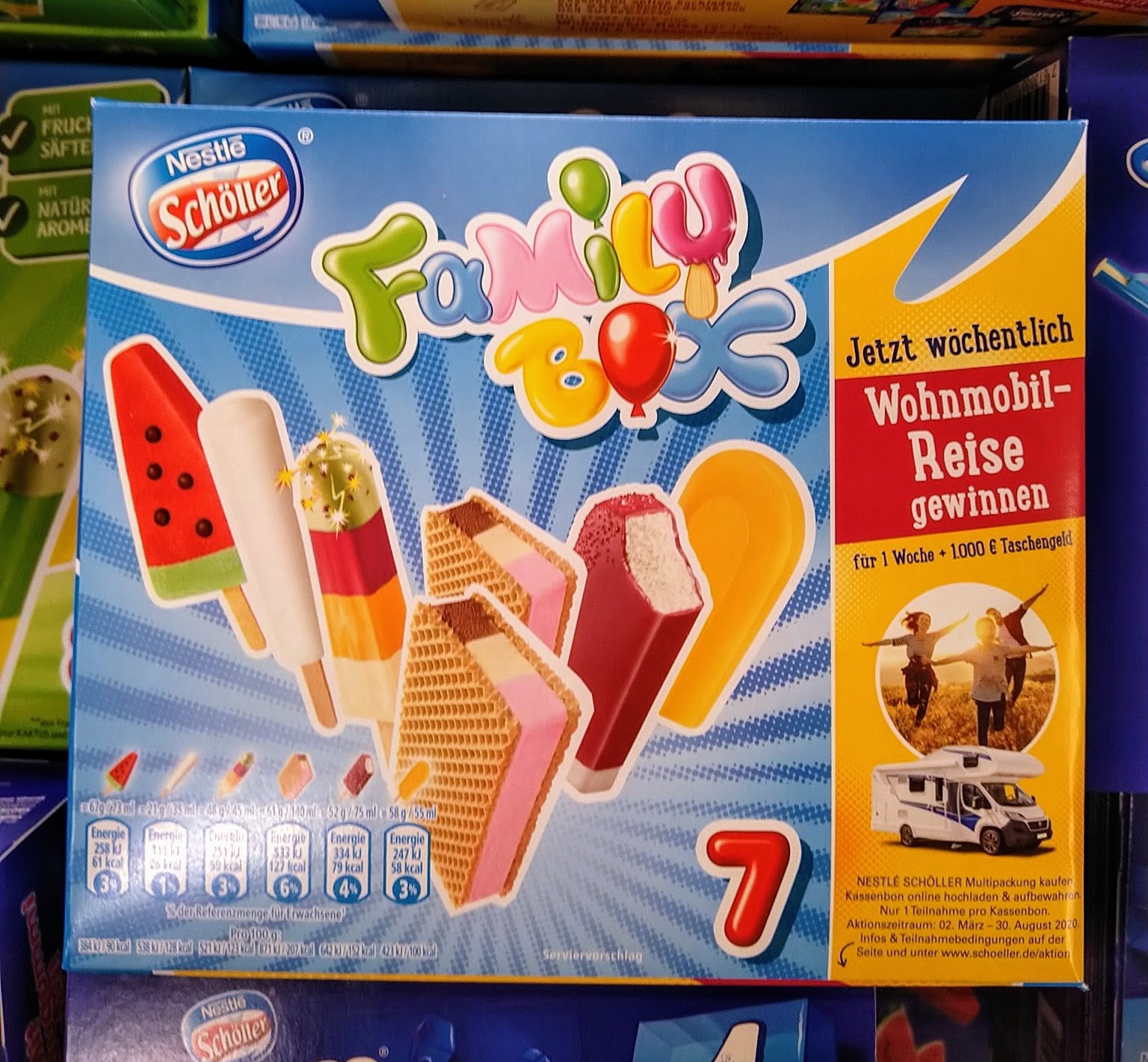 Nestlé Schöller Eis Wohnmobil-Reise