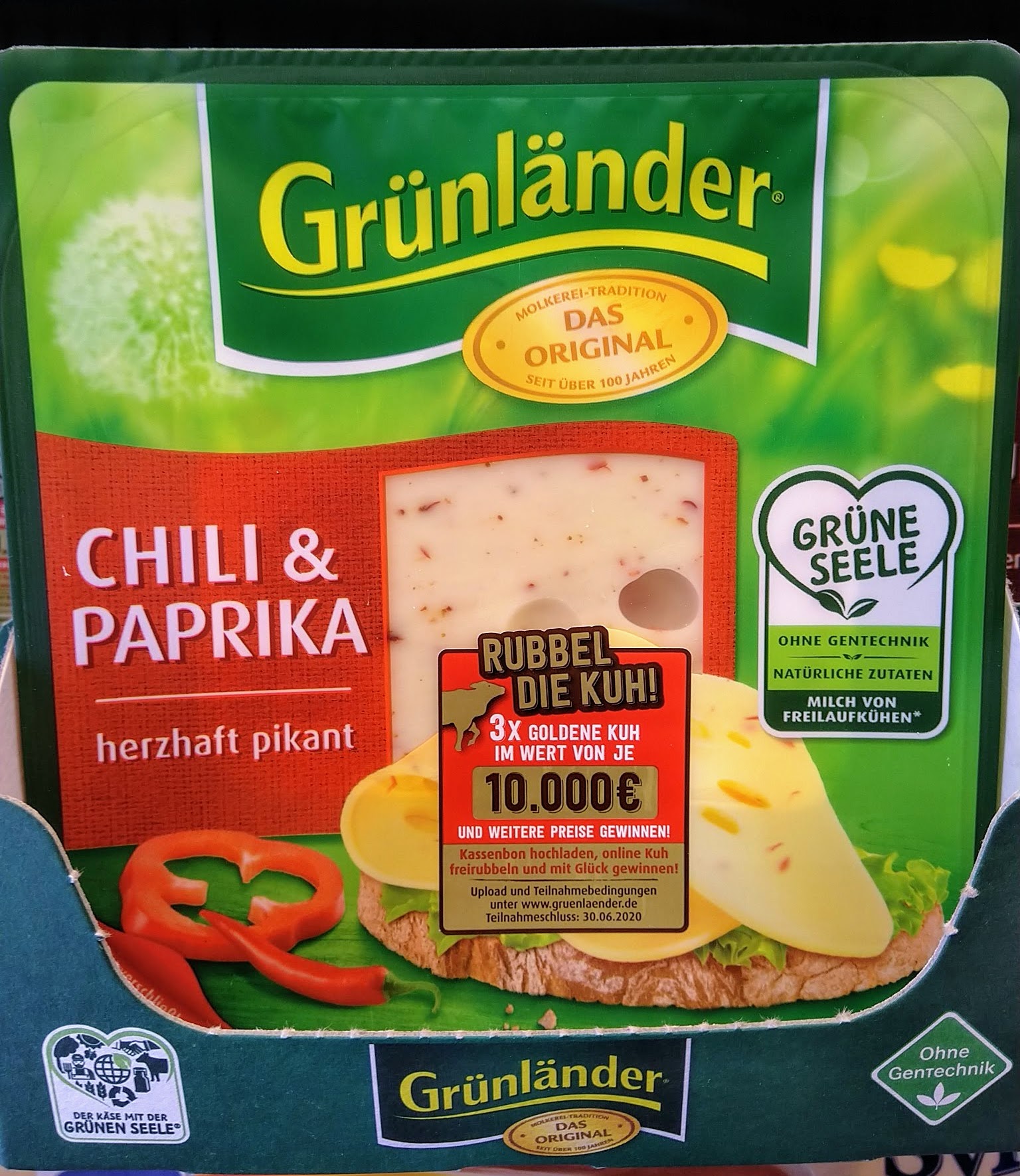 Grünländer Käse - Rubbel die Kuh