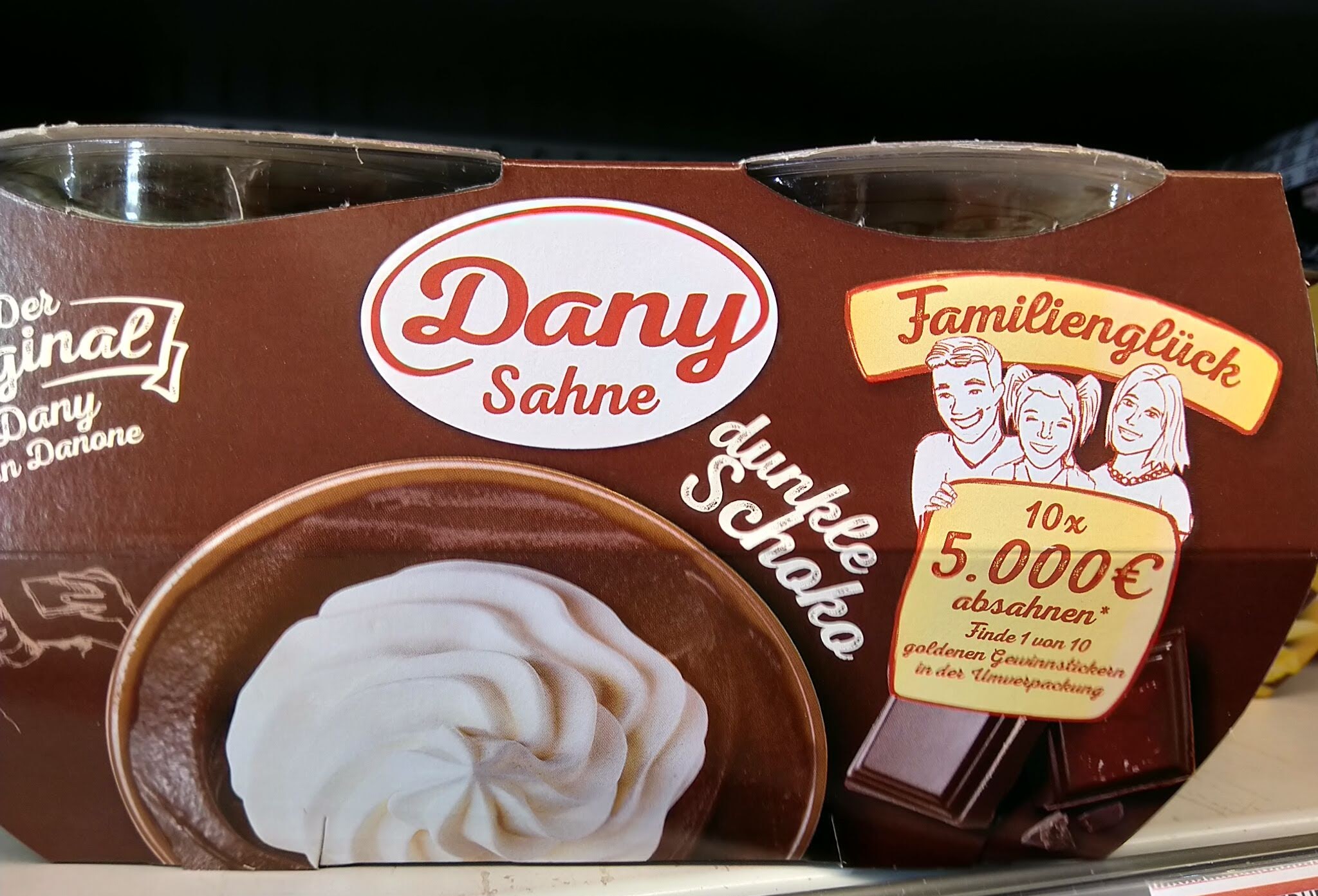 Dany-Sahne Familieglück - Goldener Gewinnsticker