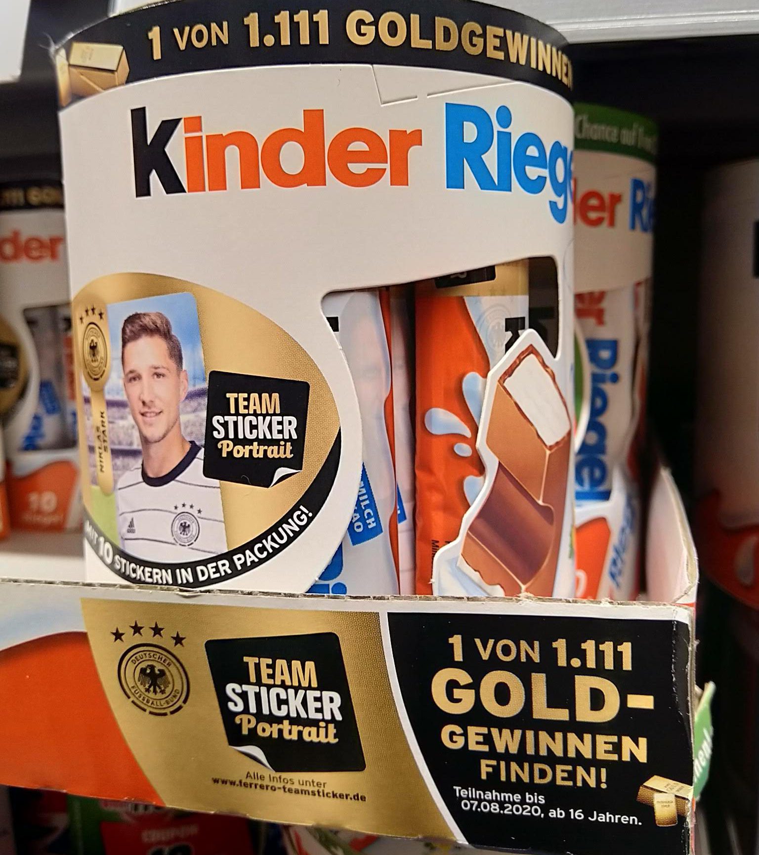 Hanuta, Duplo, Nutella, Kinder: Ferrero Teamsticker gratis zur Fußball EM 2020 - So funktioniert es