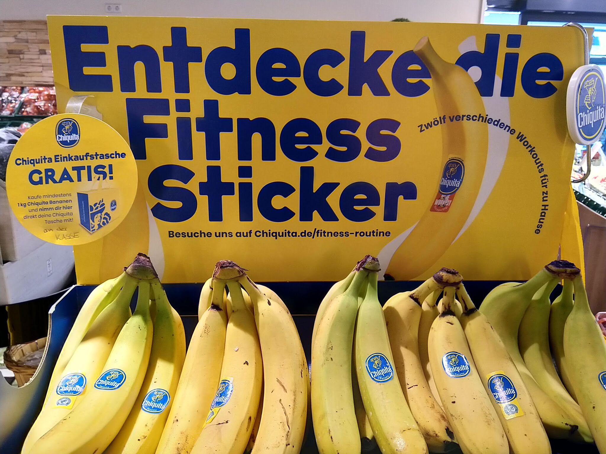 Chiquita Fitness-Sticker