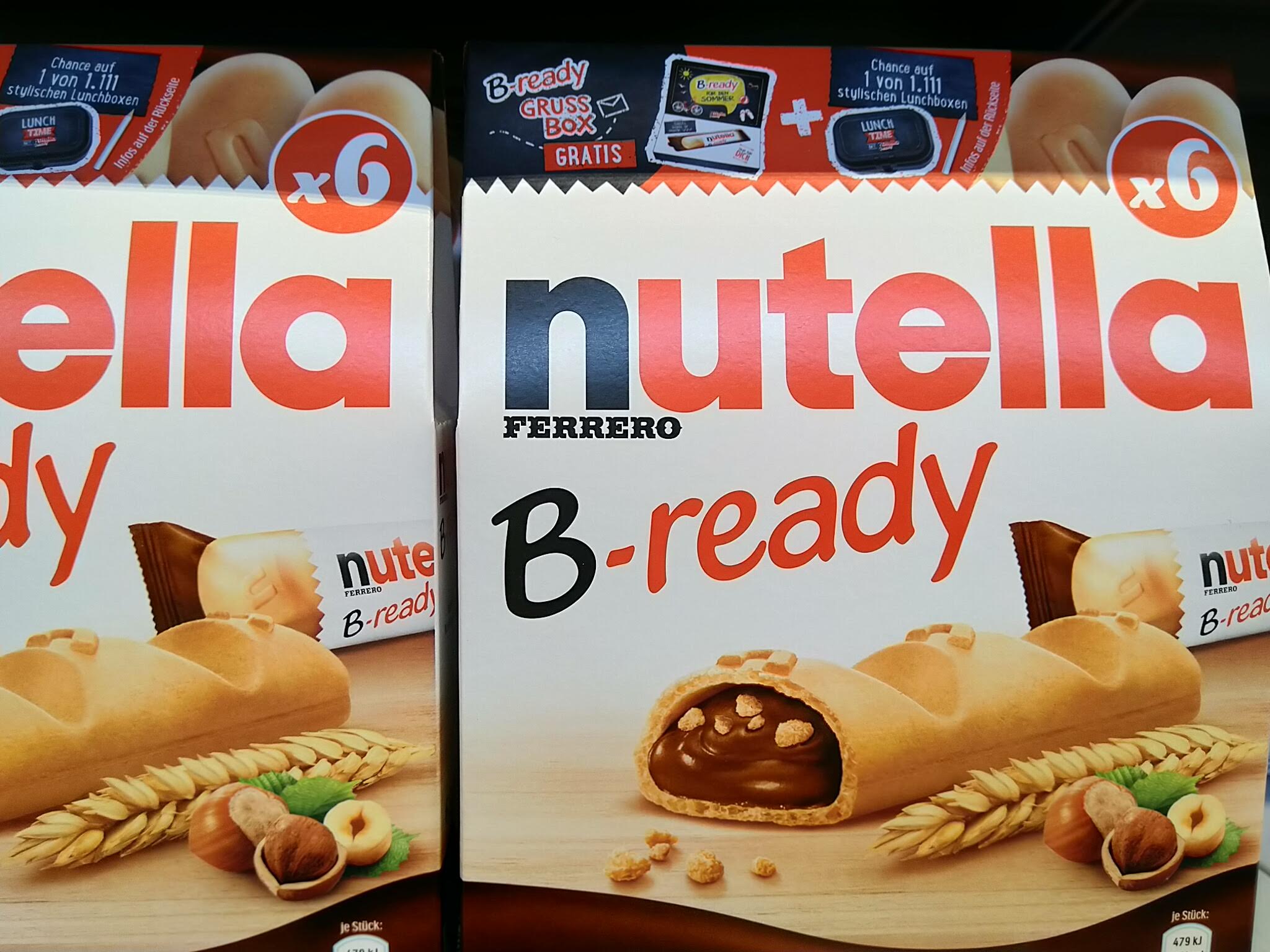 Nutella B-Ready Grußbox gratis