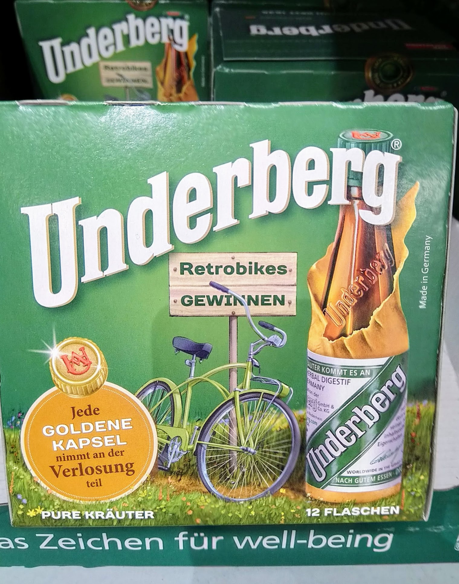 Underberg goldene Kapsel - Retrobike gewinnen