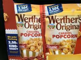 Werthers Original Popcorn Kino-Rabatt