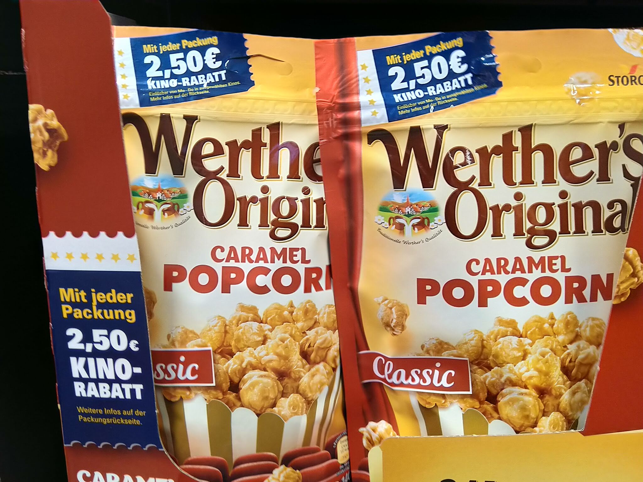 Werthers Original Popcorn Kino-Rabatt