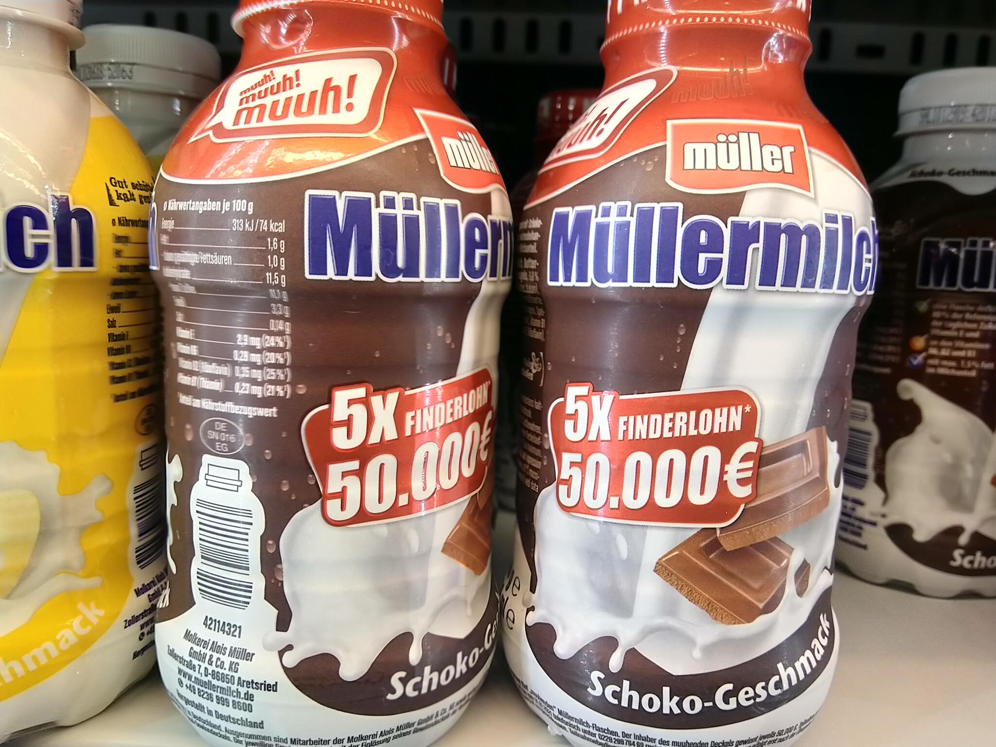 Müllermilch - Finde das Muuh 2020 - Finderlohn 50000 Euro gewinnen