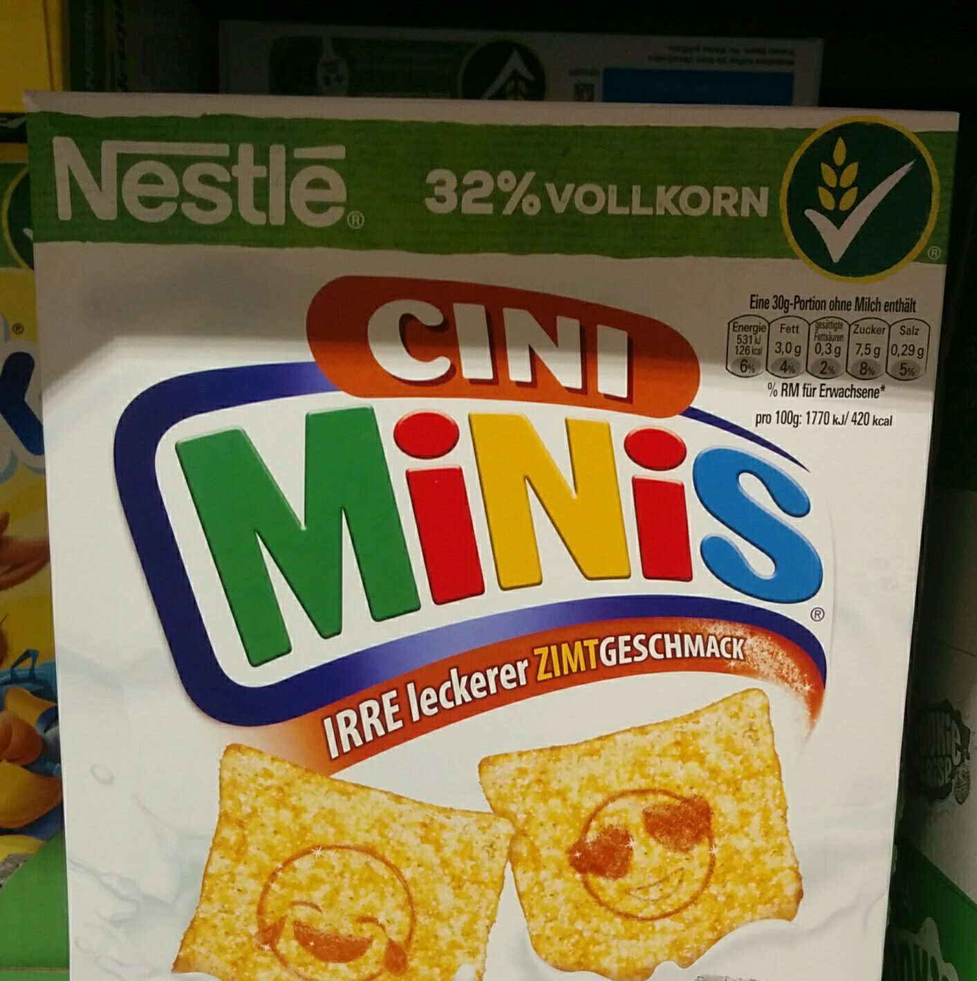 Nestlé Cini Minis Cerealien Golden Cereal 10.000 Euro gewinnen Nestlé Cini Minis Cerealien Golden Cereal 10.000 Euro gewinnen