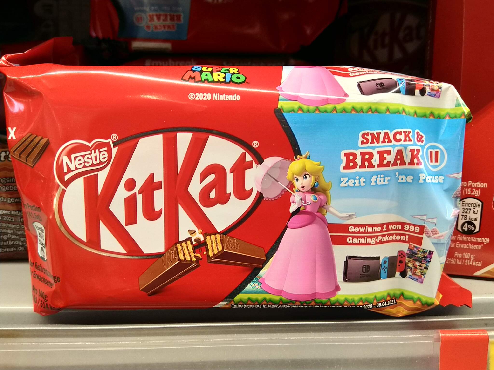 KitKat Lion: Play and break - Gaming-Paket Nintendo Switch Konsole, Super Mario Go Kart 8 gewinnen